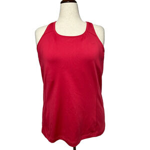 Nike Top Womens 3X Hot Pink Dri Fit Racer Back Stretch Activewear Workout Tank
